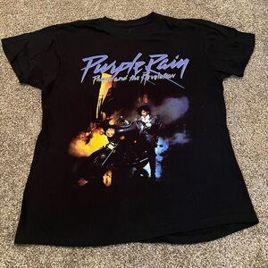Purple Rain Graphic T-Shirt Medium